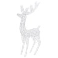 thumbnail image 2 of vidaXL XXL Acrylic Christmas Reindeers 250 LED 3 pcs 180 cm Blue, 2 of 5