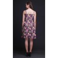thumbnail image 3 of Bimba Robe Soleil Mini à Taille Smockée pour Femmes à Imprimé Floral, Tenue de Fête d'Été pour les Vacances - Petit, 3 of 5