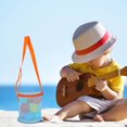 thumbnail image 4 of WIFKLSIIPG Colorful Mesh Beach Bags Portable Foldable Sea Bag with Adjustable Carrying Straps Toy Storage Bag Beach Bags, 4 of 5