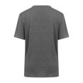 thumbnail image 4 of Timegard Hauts pour Femmes Mode Manches Courtes Col Rond T-Shirts Couleur Unie Décontractés Tendance Blouses, 4 of 5