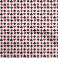 thumbnail image 1 of oneOone Velvet Red Fabric Poker Card Sewing Craft Projects Fabric Prints By Yard 58 Inch Wide, 1 of 4