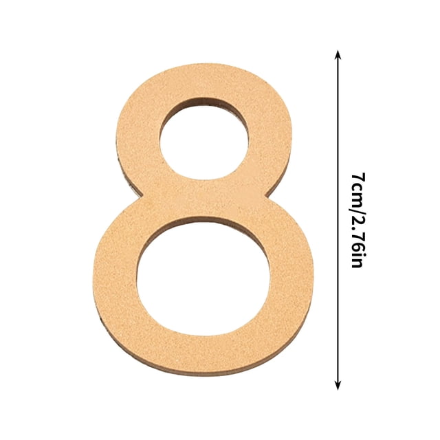 7Cm Acrylic License Plate, Elegant and Fashionable