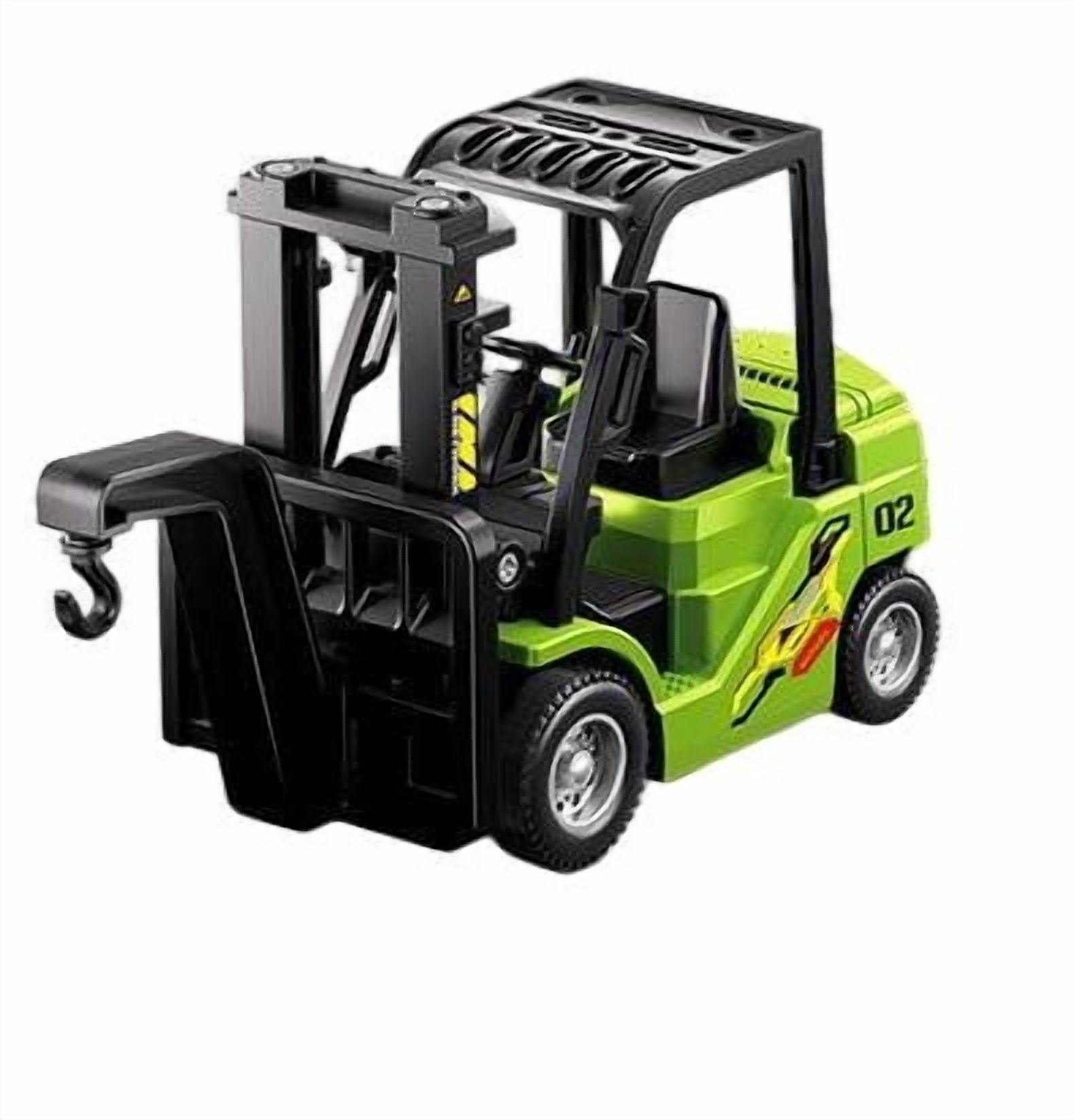 1/64 Remote Control Forklift, Mini Alloy Forklift Toy, 2.4GHz RC Forklift, 2-in-1 Forklift with Pallet, Speed Adjustment Toy, Engineering Vehicle Toy, Construction Vehicle Model Remote Control Car