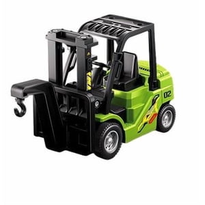 1/64 Remote Control Forklift, Mini Alloy Forklift Toy, 2.4GHz RC Forklift, 2-in-1 Forklift with Pallet, Speed Adjustment Toy, Engineering Vehicle Toy, Construction Vehicle Model Remote Control Car