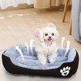 thumbnail image 1 of Dog Beds For Medium Dogs Washable Dog Bed Comfortable And Breathable Pet Bed Rectangle Warming Dog Bed For Medium Dogs, 1 of 4