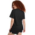 thumbnail image 2 of Hanes Originals T-Shirt Court pour Femmes, TP, Noir, 2 of 5