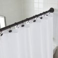 thumbnail image 2 of Mayott Adjustable Shower Curtain Tension Rod with 12-Piece Hook Set in Oil-Rubbed Bronze, 2 of 5