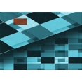 thumbnail image 1 of Ahgly Company Machine Washable Indoor Rectangle Transitional Dark Turquoise Green Area Rugs, 2' x 4', 1 of 7