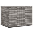 thumbnail image 4 of vidaXL Garden Cushion Box PE Rattan 145x100x103 cm Grey, 4 of 4