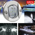 thumbnail image 1 of Bgsha 1PC White Round Marine Boat LED Stern Light Cabin Deck Courtesy Light Waterproof, 1 of 10