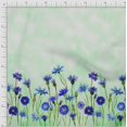 thumbnail image 2 of oneOone Polyester Lycra Fabric Leaves & Flower Panel Printed Fabric 1 Yard 56 Inch Wide, 2 of 3