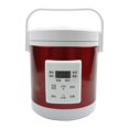 thumbnail image 2 of GUOOL 1.6L Electric Rice Cooker for Car Truck Porridge Soup Pot Cooking Machine Rose Rose Red, 2 of 9