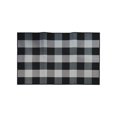 thumbnail image 2 of Cotton Plaid Rug,Plaid Material Fall,Orange Buffalo Plaid Doormat,Fall Outdoor Front Door Decorative Mat, Hand-Woven Rug for Layered Door Mats Washable Carpet for Porch, Entryway, Farmhouse, 2 of 8
