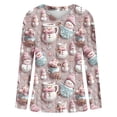 thumbnail image 4 of Wiyuqeen Womens Christmas Knit Cardigans Xmas Tree Print Cardigan Sweaters Button Down Long Sleeve Fall Jackets Plus Size Funny Coats, 4 of 5