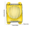 thumbnail image 4 of Iumwxz Kitchen Gadgets Multifunctional Eggs Cutter Kitchen Restaurant Boiled Eggs Cutter Kitchen Tool Kitchen Utensil Set Yellow Stainless Steel Rollbacks on Essentials, 4 of 4
