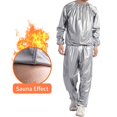 thumbnail image 2 of EIGTHTAIL Sweat Sauna Suit Weight Loss Full Body Sweat Sauna Suit Exercise Gym Anti-Rip PVC for Men Women, 2 of 9