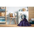 thumbnail image 2 of Ahgly Company Tapis d'Intérieur Lavable en Machine Carré Transitionnel Violet Rebecca, 3 Pieds Carré, 2 of 7