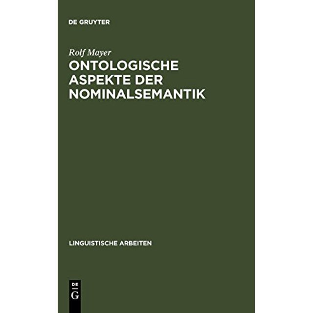 Ontologische Aspekte Der Nominalsemantik