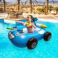 thumbnail image 4 of EGNMCR Inflatable Fire Boat Pool Float For Kids With Built-in Squirt Gun, Inflatable Ride-on For Children Aged 3-8 Years,, 4 of 5