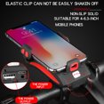 thumbnail image 2 of Ruiboury 4 in 1 Bike Light Waterproof Shock-absorption Horn Flashlight Cycling Lighting Tool Set 4000MA Red red 2000mAh, 2 of 6