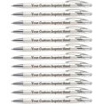 thumbnail image 1 of Custom Pens with Stylus - The Pearl - Personalized Metallic Printed Name Pens with Black Ink - Imprinted with Logo or Message - Great Gift Ideas - FREE PERSONALIZATION 12 pack (Silver), 1 of 4