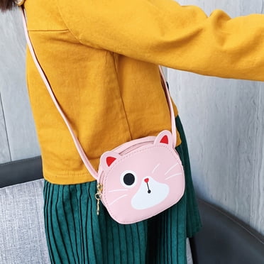 TopLLC Sac Bandoulière pour Enfant Enfants Filles Mode Mignon Motif Fraise Épaule Bandoulière Sac Chaîne Porte-Monnaie pour Enfants Porte-Monnaie pour Enfants