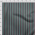 thumbnail image 2 of oneOone Georgette Viscose Fabric Multicolor Stripe Decor Fabric Printed BTY 42 Inch Wide, 2 of 3