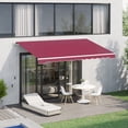 thumbnail image 2 of Auvent rétractable manuel Outsunny 10'x8 ', 2 of 10