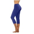 thumbnail image 1 of Birdeem Mode Décontractée Femmes Uni Extensible Dames Taille Haute Pantalon Grand Pantalons de Yoga Capris, 1 of 8