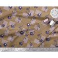 thumbnail image 3 of Soimoi Poly Georgette Fabric Bird,Coconut Tree & Elephant Kids Decor Fabric Printed Yard 42 Inch Wide, 3 of 3