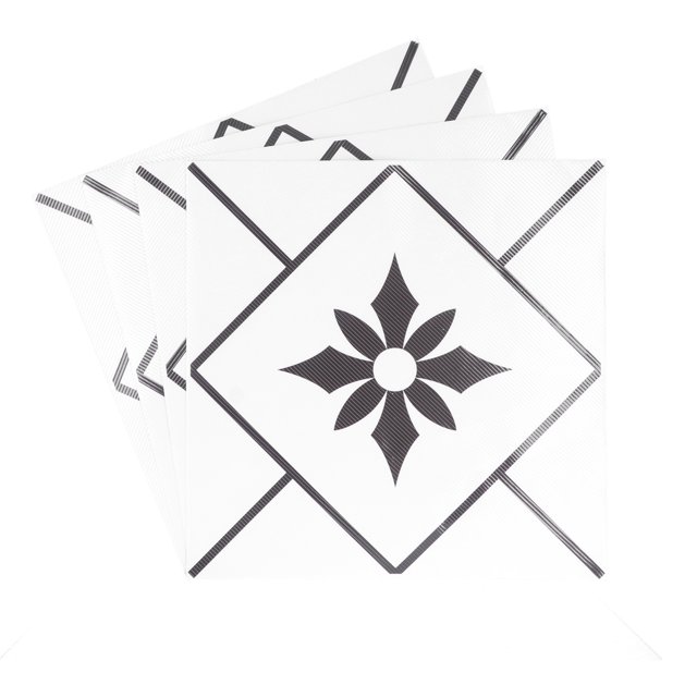 4Pcs DIY Wall Sticker Self-Adhesive Floor Sticker For Bathroom Bedroom Kitchen 30x30cm
