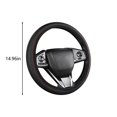 thumbnail image 3 of TIMIFIS Housse de Volant de Voiture, Housse de Volant de Voiture Extensible Élastique, Housse de Volant en Cuir Élastique, Housse de Volant Antidérapante Autres Accessoires Extérieurs, 3 of 7