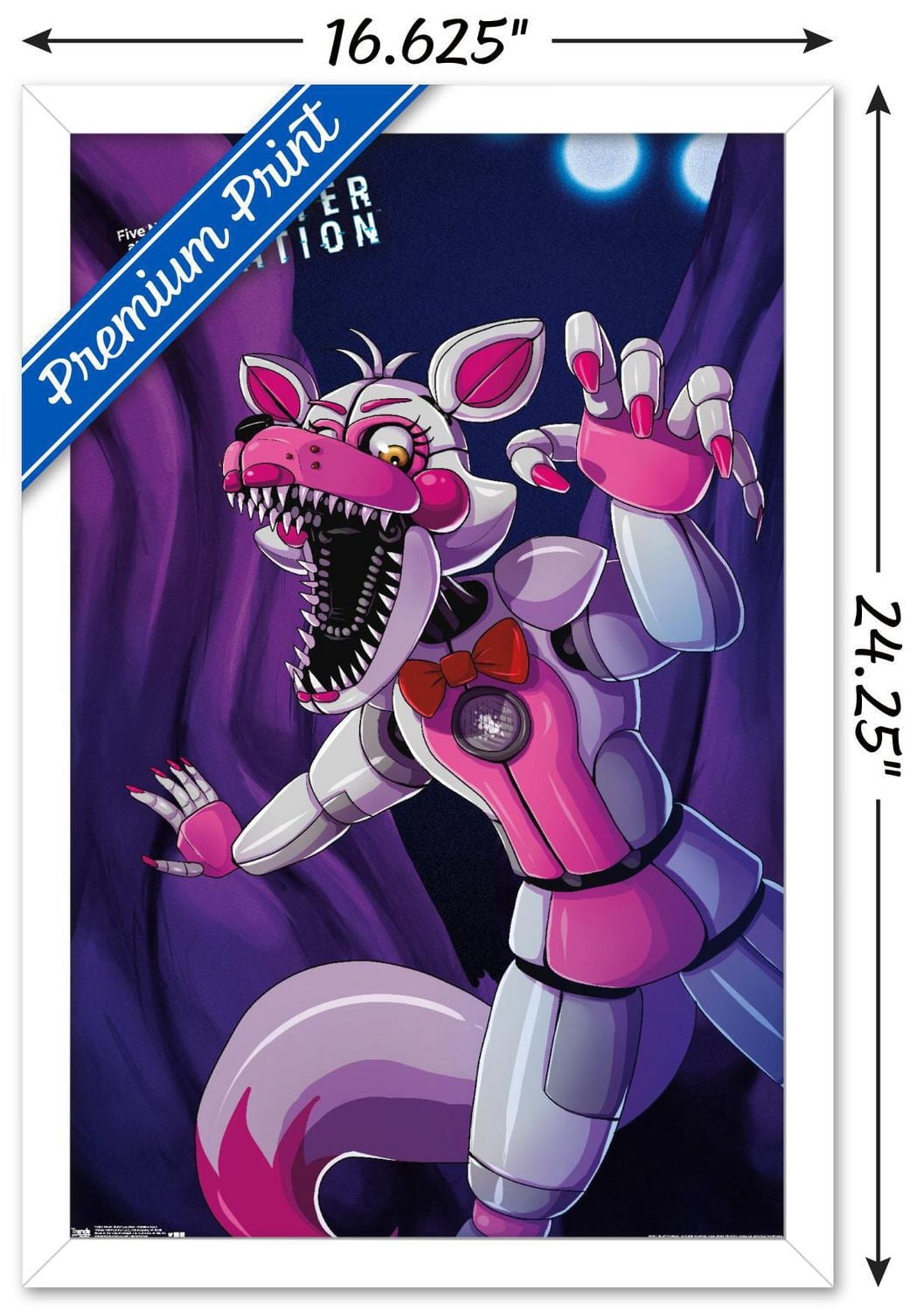 Five Nights at Freddy's: Sister Location - Funtime Foxy Wall Poster