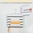 thumbnail image 1 of EGNMCR Hooks for Hanging Multi-layer Pants Rack Foam Five-layer Pants Hanging Space Traceless Pants Hanger Trouser hanger, 1 of 4