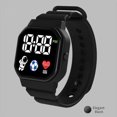 thumbnail image 3 of HEVIRGO C3-12 Electronic Watch Luminous Life Waterproof Square Dial LED Spaceman Sports Men Women Digital Watch for Student, 3 of 10