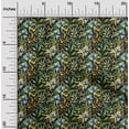 thumbnail image 2 of oneOone Velvet Black Fabric Florals Craft Projects Decor Fabric Printed By The Yard 58 Inch Wide, 2 of 4