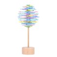 thumbnail image 4 of Wood Rotating Toy Decoration, Wood Rotating Toy Simple And Elegant Round Smoothly And Wooden Material  For Cafe For Office For Restaurant, 4 of 8
