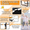 thumbnail image 3 of Gymax 8FT Recreational Trampoline w/ Ladder Enclosure Net Safety Pad Outdoor Orange, 3 of 9