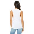 thumbnail image 2 of Bella + Canvas Débardeur Muscle Fluide pour Femmes, m, Blanc, 2 of 3