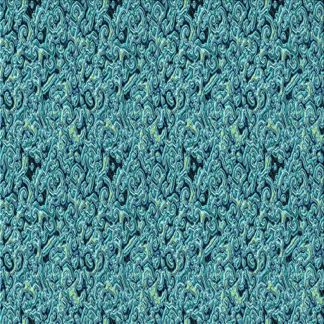 Ahgly Company Machine Washable Indoor Square Transitional Turquoise Green Area Rugs, 8' Square