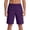 Purple, variant on Qholemyo Men's Work Shorts Casual Relaxed Fit Lightweight Bermuda Shorts Elastic Waistband Pockets Business Shorts