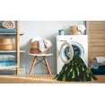 thumbnail image 2 of Ahgly Company Tapis d'Intérieur Rond Lavable en Machine Gris Minuit Transitionnel, 7 Pieds Rond, 2 of 7