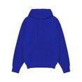 thumbnail image 2 of Innerwin Sweatshirts Drawstring Men's Hoodies Fall Solid Color Thick Hooded Sweatshirt Royal Blue S, 2 of 3