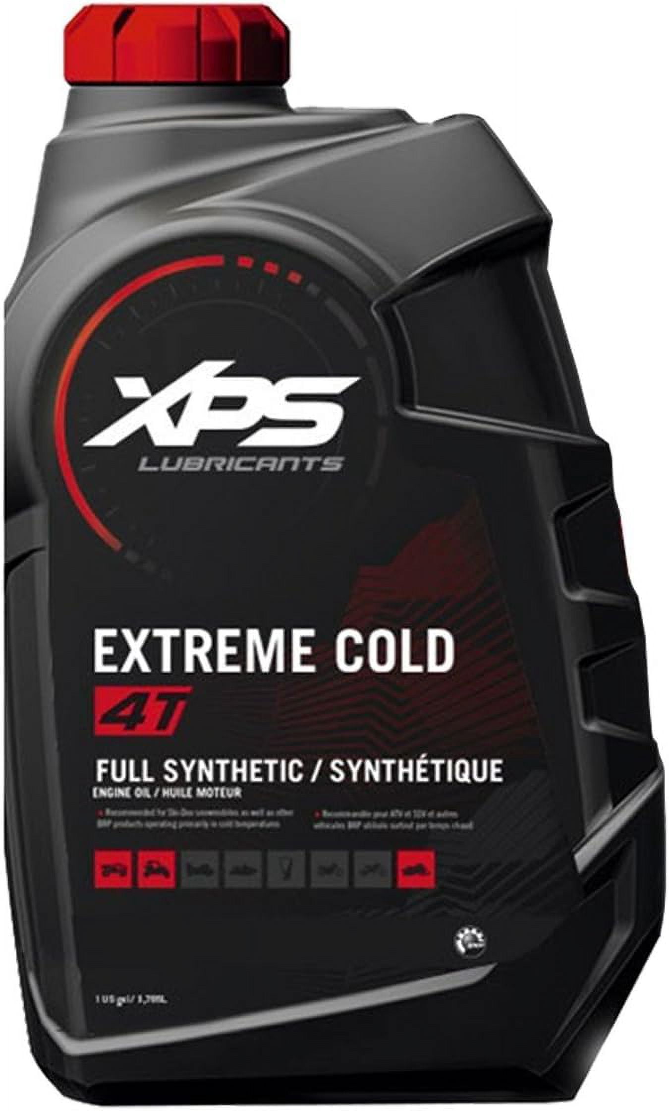 BRP Ski-Doo Can-Am XPS 4-Stroke Extreme Cold Grade 0W-20 Synthetic Oil Quart, 9779145