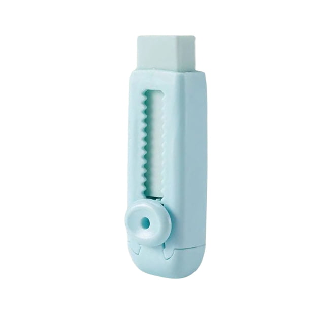 & Craft & Stationery Retractable Eraser for Precise Erasing — No Crumble Clean Ideal for Students and Home Use
