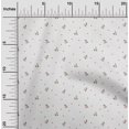 thumbnail image 1 of oneOone Viscose Chiffon Fabric Leaves & Flower Floral Printed Fabric 1 Yard 42 Inch Wide, 1 of 4