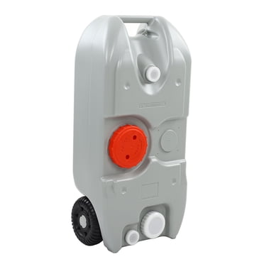 Water Tote Tank Wheeler Portable RV HDPE Water Tote Tank 40L Large Capacity Universal Fit for RV Boat