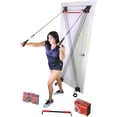 thumbnail image 3 of Weider X-Factor Gym de Porte Gym à Domicile Entraînement Complet du Corps, Entraînement de Force Multi-Gym pour l'Entrée de Gym avec Bandes de Résistance Lourde, Barre de Squat, 2X Poignées Rembourrées, 2X Sangles de Chevilles, DVD, 3 of 9