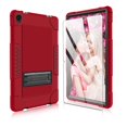 thumbnail image 1 of Mignova for Lenovo Tab P11 Case,Heavy-Duty Drop-Proof Shock-Resistant Rugged Protective case(with Stand) for Lenovo Tab P11/P11 Plus 11 inch Tablet+Screen Protector(Red/Black+1 Pack), 1 of 6