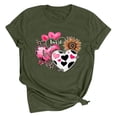 thumbnail image 1 of Meichang T-Shirts de la Saint-Valentin pour Femmes T-Shirts Graphiques Drôles d'Amour Hauts à Manches Courtes Col Rond T-Shirts de Printemps, 1 of 2